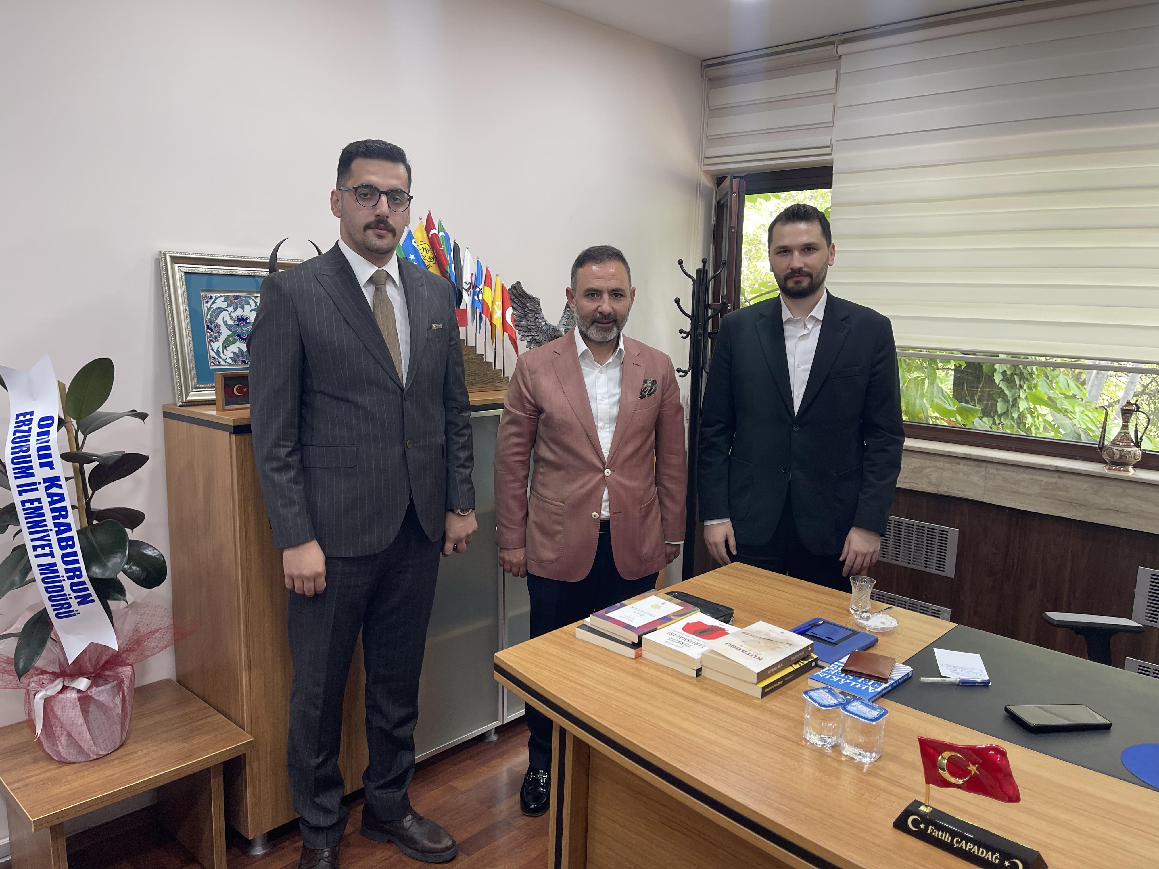 ANKARA ÜNİVERSİTESİ GENEL SEKRETER YARDIMCISI SAYIN FATİH ÇAPADAĞ’A ZİYARET